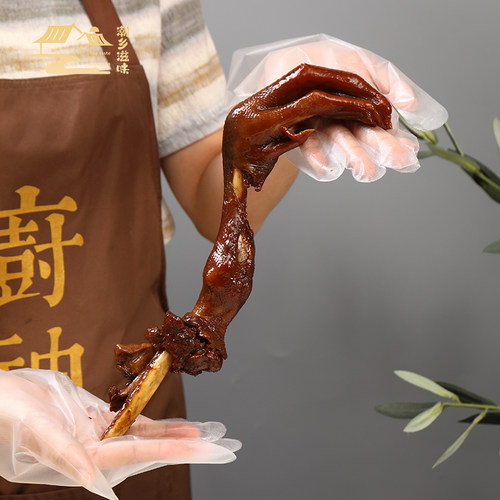 正宗潮汕狮头鹅卤鹅掌即食特产