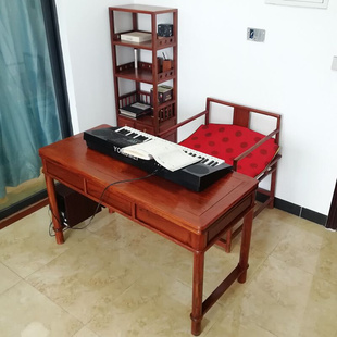 桌实木古典书法台写字桌 中式 红木家具刺猬紫檀红木书桌花梨木状元