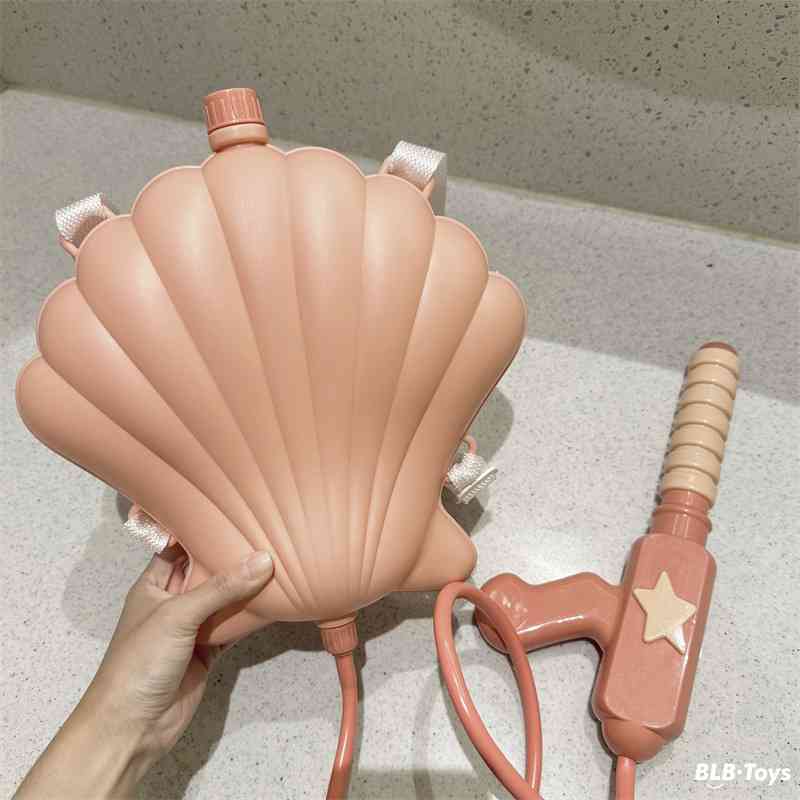 出口韩国儿童贝壳水枪抽拉远射
