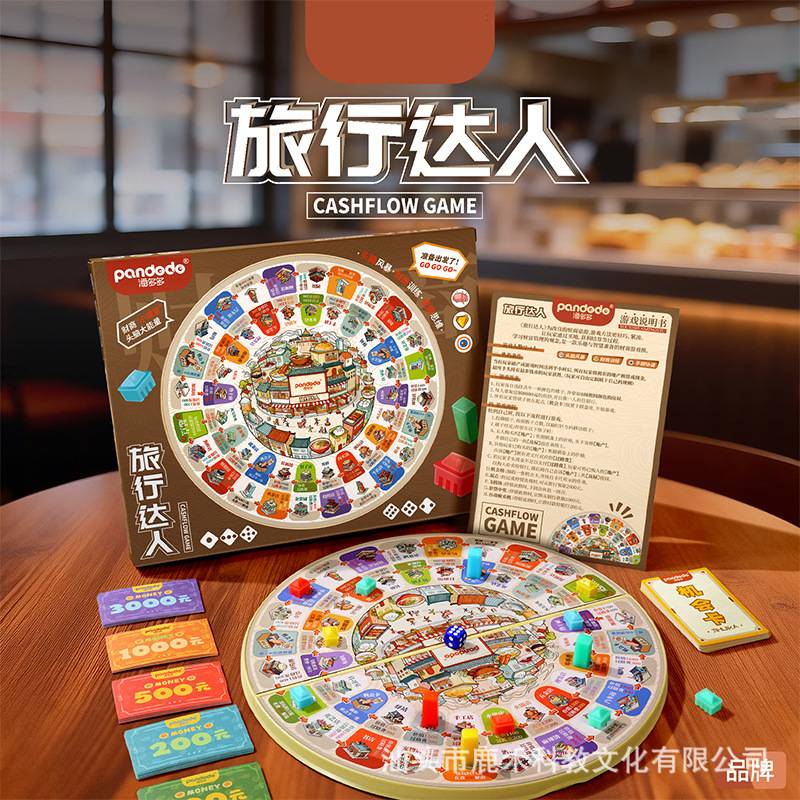 儿童益智城市旅行大富翁卡牌游戏