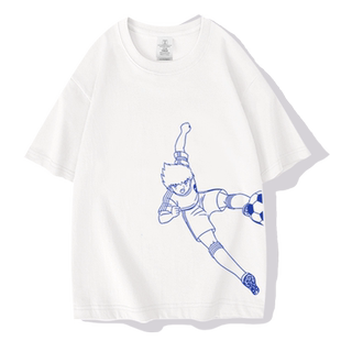 足球小将周边T恤大空翼10号南葛翼短袖日向小次郎衣服潮男女纯棉