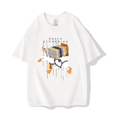 小岛秀夫死亡搁浅cos大鹅T恤衫