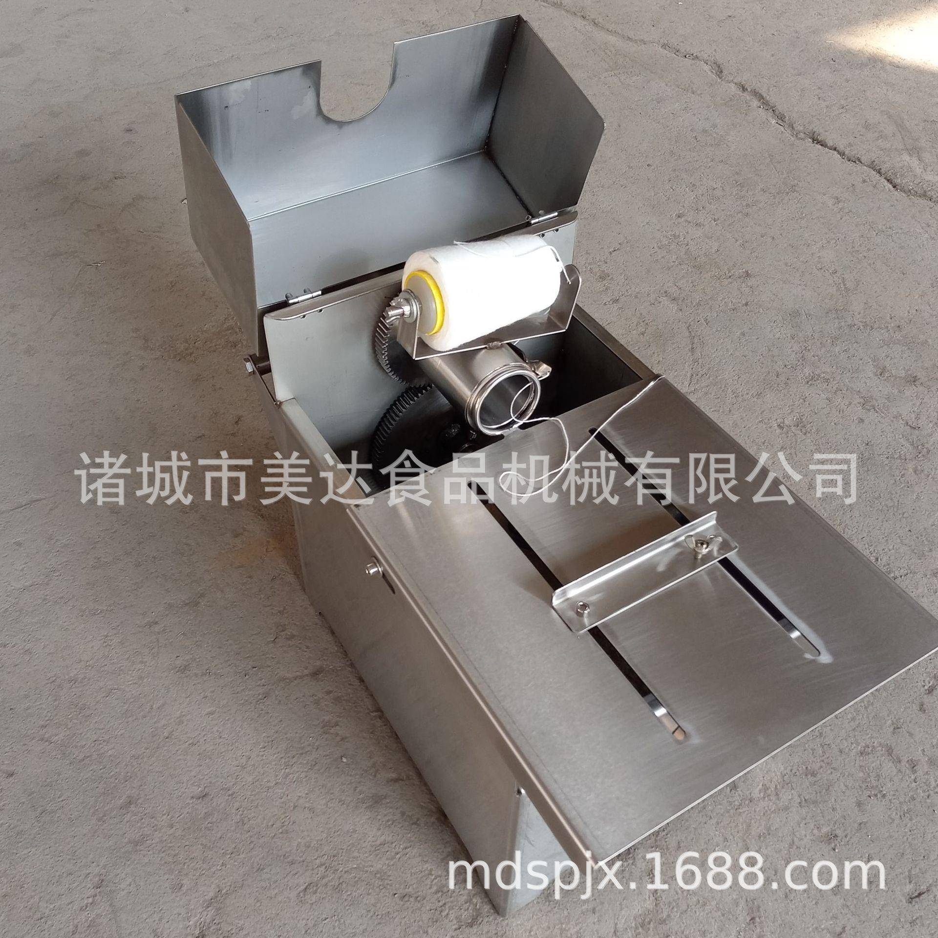 小型台湾烤肠扎线机 手摇绕线香肠扎线机 肉枣肠猪肉肠扎线机厂家