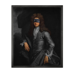 Printed Framed 英国Mineheart 蒙住眼睛装 Blindfold 饰画