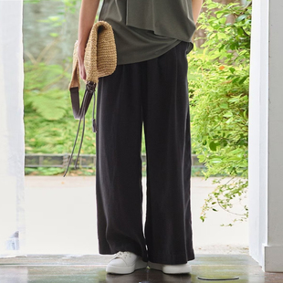 灰壳户外女款美利奴羊毛休闲阔腿速干美丽诺休闲裤子保暖宽松春秋