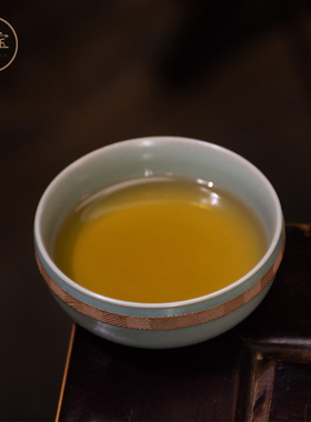 王振芳亲工柴烧杯主人杯玉儿杯大号品茗杯家用泡茶原矿弘宝汝窑