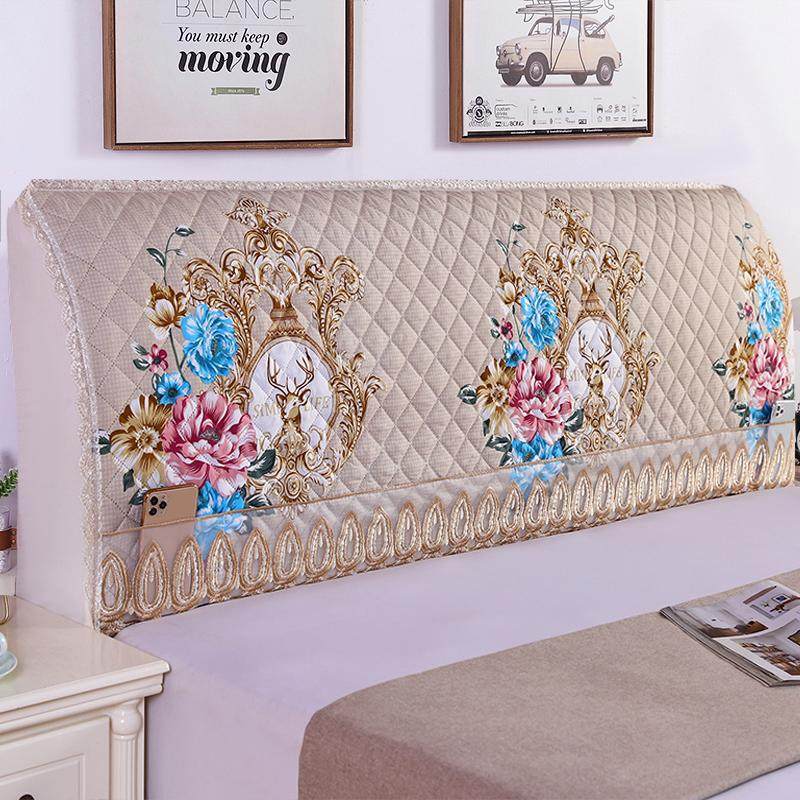 新款印花夹棉床头罩弹力软包床头套欧式木板卡通靠垫靠背防尘罩,居家布艺,床头罩,淘宝优惠券,粉丝福利购,淘宝优惠卷