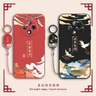 适用华为优畅享50Plus手机壳VP005畅享pulas防摔保护套新款直边液态硅胶50pⅠus外壳5g荣耀畅想u男女享畅pius