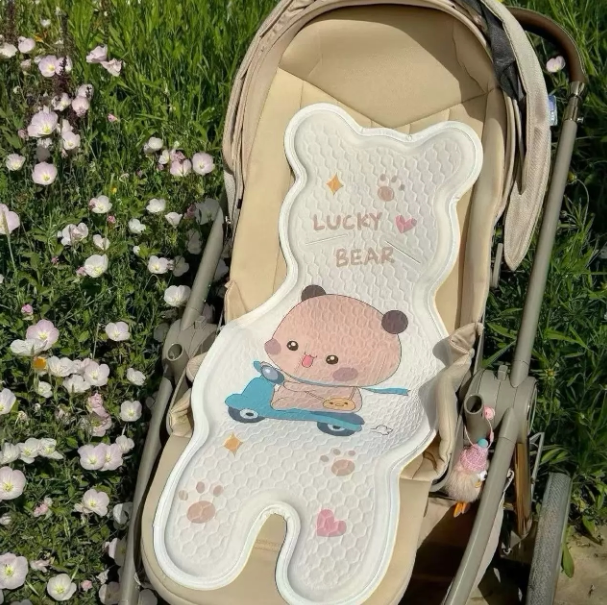 夏季婴儿车餐椅通用凝胶凉垫