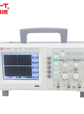 UNI-T优利德UTD2202CE/UTD2062CE双通道数字储存示波器200M兆带宽