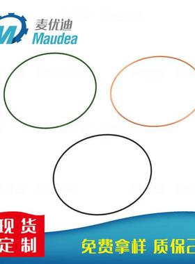 厂皮家直销PU聚氨O酯圆带火接绿色/红色粗FNI面光传面工业型动带