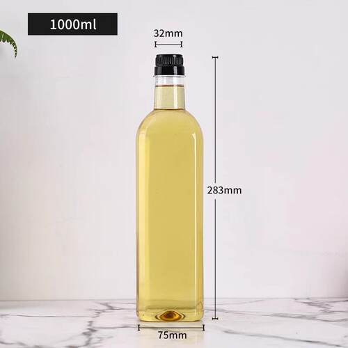 1000l料酱调味汁油醋汁RTZ蘸汁方形亚麻籽塑橄榄油1m升分装