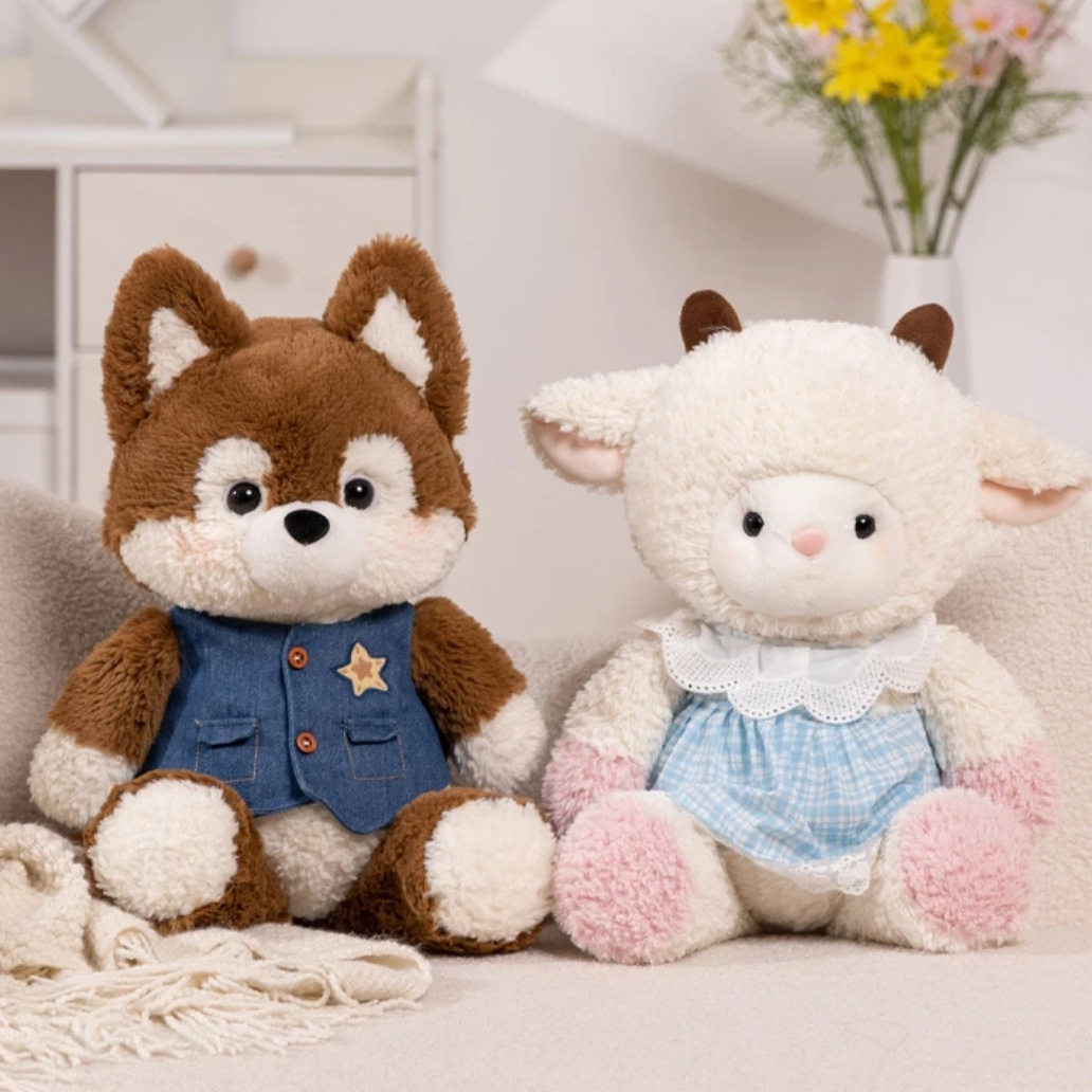 英国NEXT MEDE森林跑跑哈士奇毛绒玩偶小羊公仔兔兔玩具女生礼物,玩具/童车/益智/积木/模型,毛绒/玩偶/公仔/布艺类玩具,淘宝优惠券,粉丝福利购,淘宝优惠卷