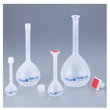 VITLAB  PP透明塑料容量瓶(B级)  C1-1322-01  677941