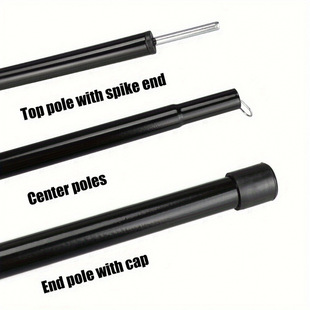 Tarp Poles Durable Building Supporting Rod