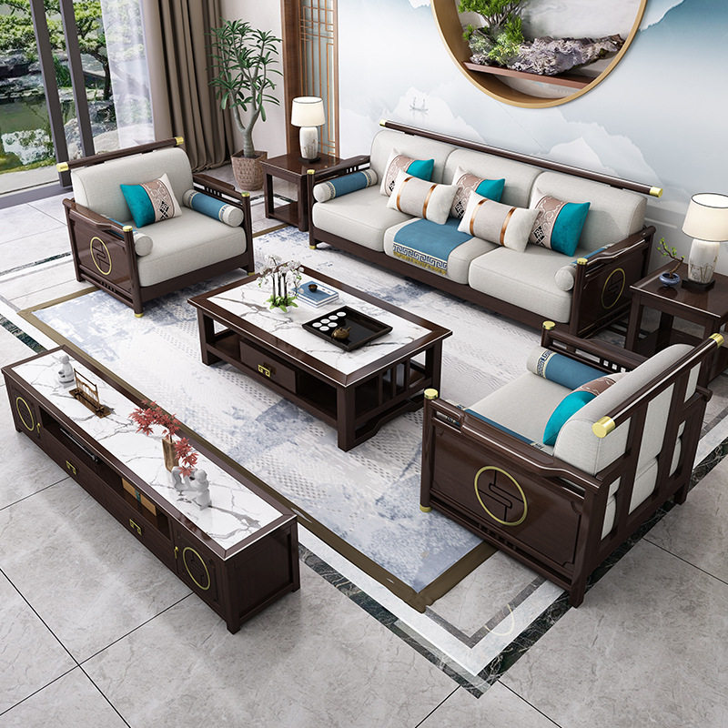 新中式全沙发布艺组合现代新小户型贵妃样板房轻奢客厅家具,电子元器件市场,电线扎带/束线带,淘宝优惠券,粉丝福利购,淘宝优惠卷