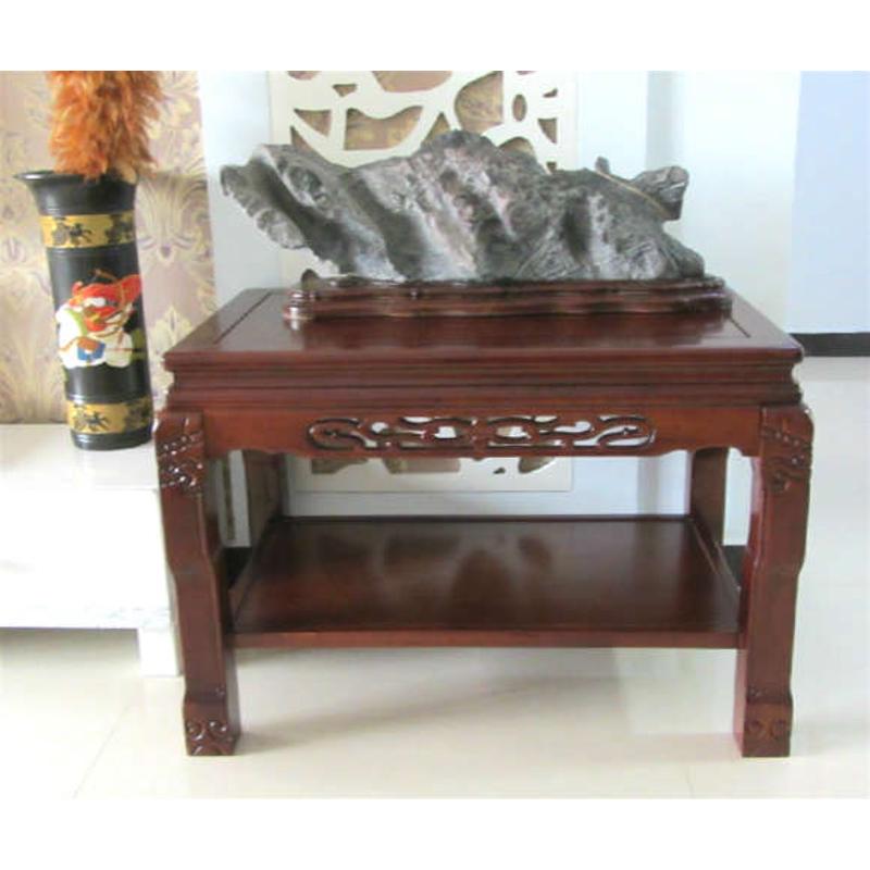 室内几花架盆景花m阳台落地鱼缸茶桌假山架奇石实木底多功能客厅