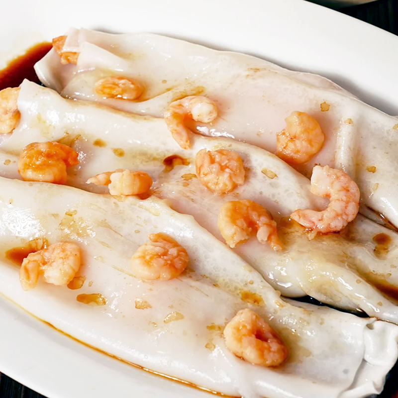 广式虾仁肠粉港式早茶