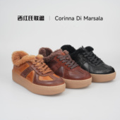 厚底增高羊毛休闲鞋 女跟高5cm 冬季 新款 西红氏联盟 马皮德训