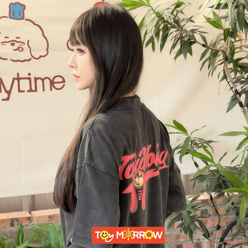 TUTUMOKEY潮牌印花短袖T恤限量款