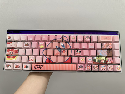 【星之卡比】美加狮made68pro原厂侧刻透光PBT五面热升华键帽