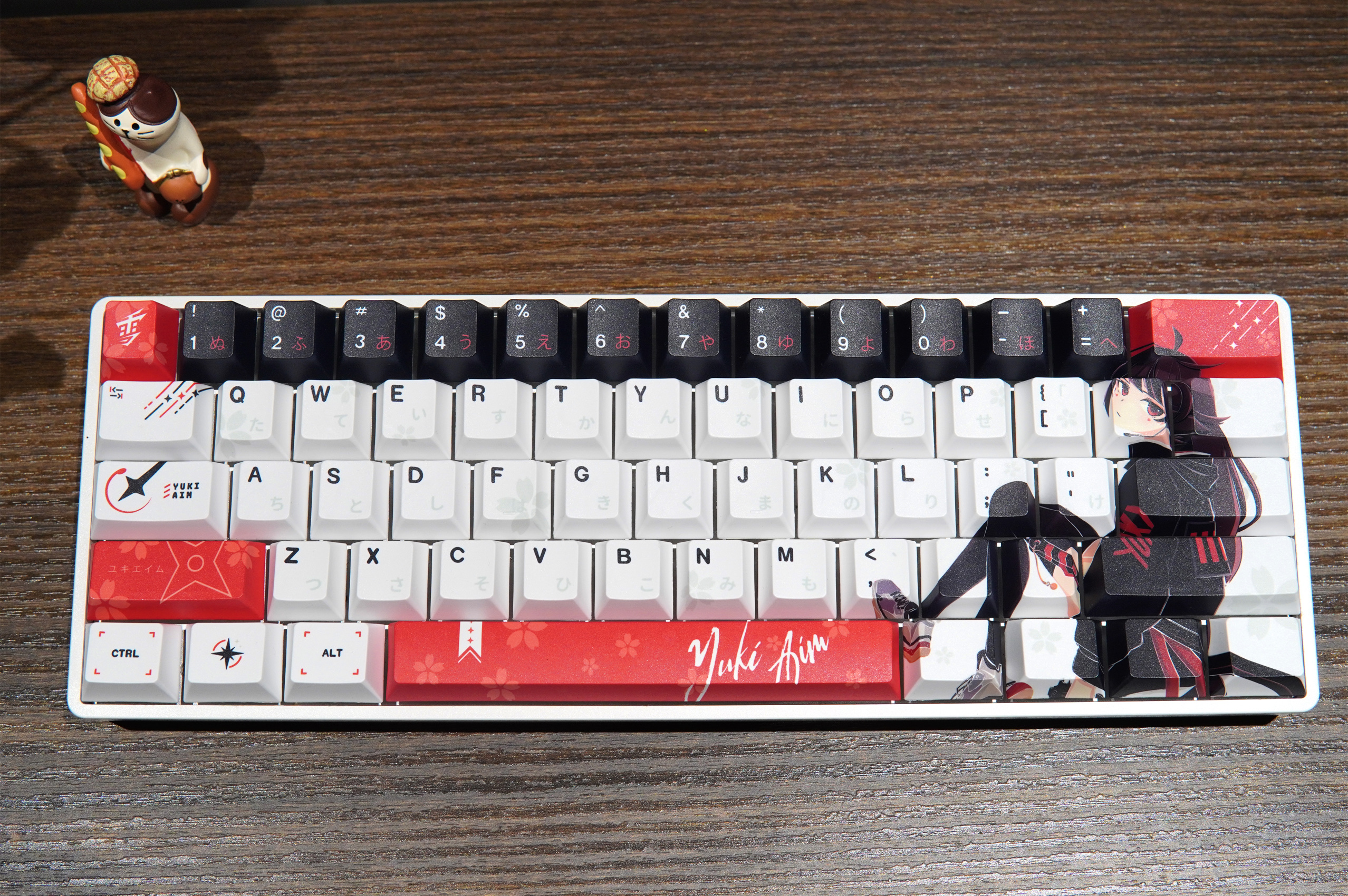 Yuki aim 3.0键帽带日文字根PBT键帽 复刻适配wt ez made等键盘