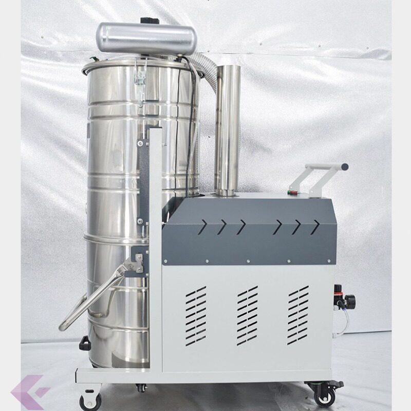 120L大容量自动脉冲吸尘器3kw强力抽吸灰尘废料集尘收纳