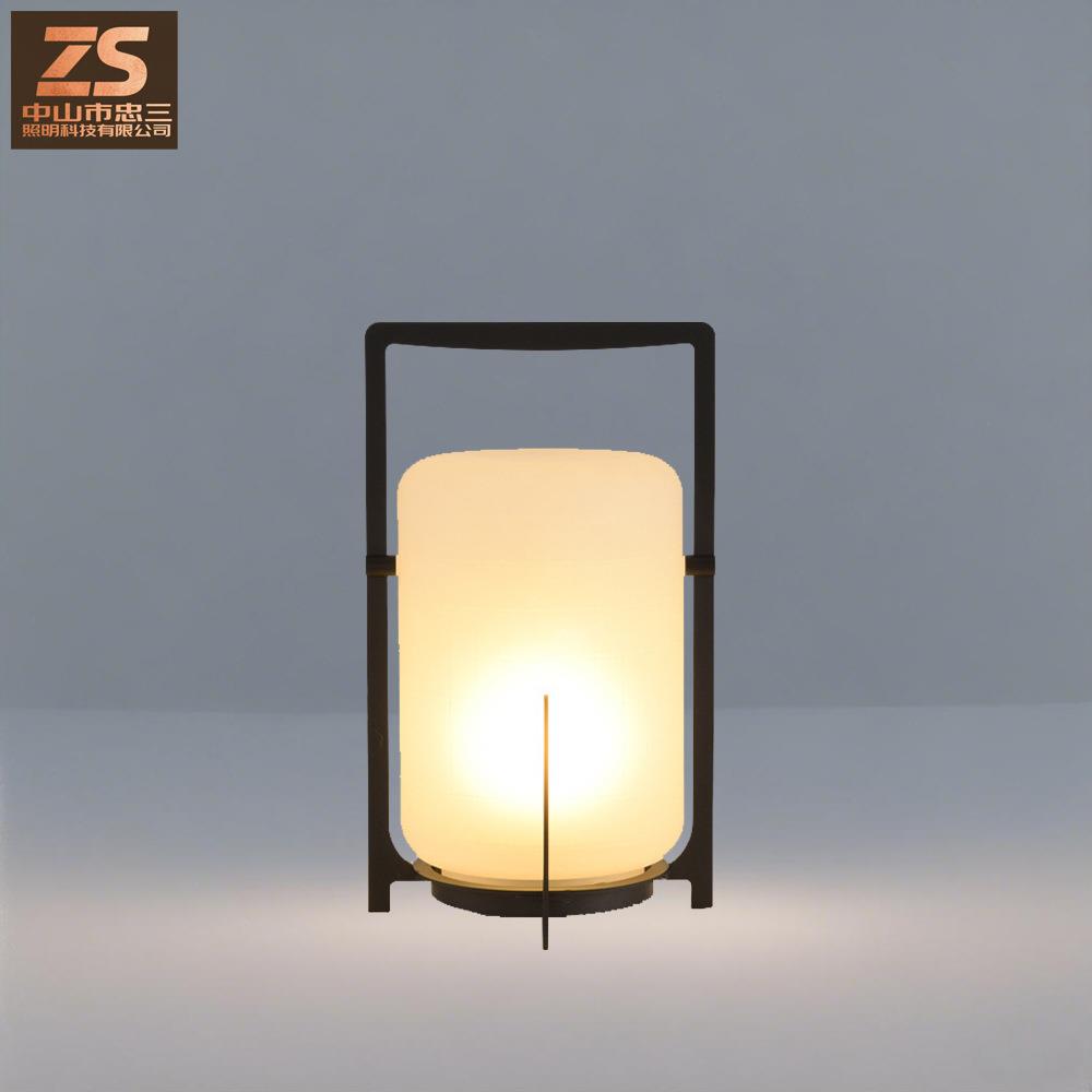 庭院太阳能户外灯充电手提台灯露营氛围餐桌灯露台防水草坪落地灯