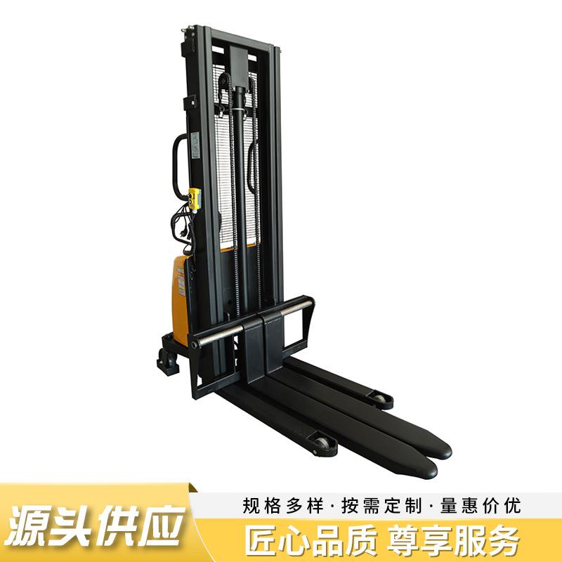 小型电力电动叉车升高搬运车仓储电动铲车提升机半电动堆高车