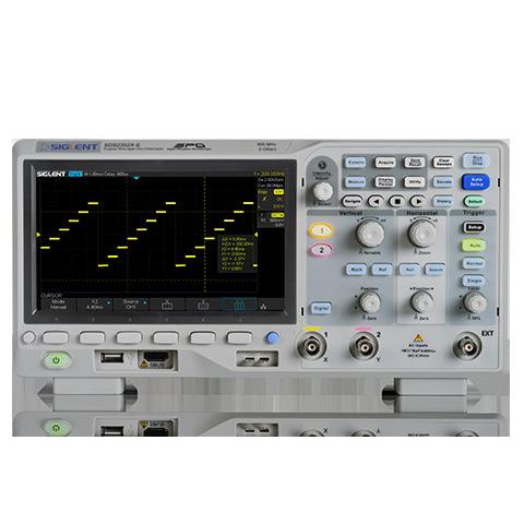 350MHz示波器2通道SDS2352X-E波特图分析幅频和相频特性扫描