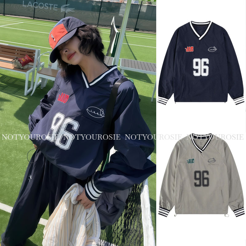 韩国潮牌nieeh卫衣女春秋款美式宽松休闲上衣男女情侣Jennie同款