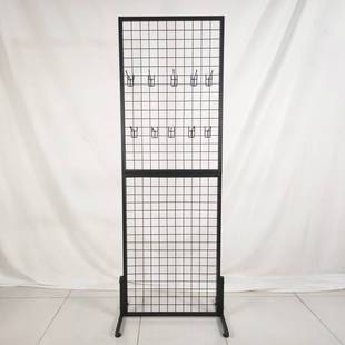 定做货架铁网格架铁丝网展示架网格置物架落地幼儿园作品置物架