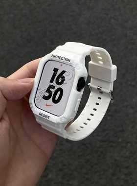 字母基础全包一体苹果手表表带适用applewatch11iwatch10/9/8腕带