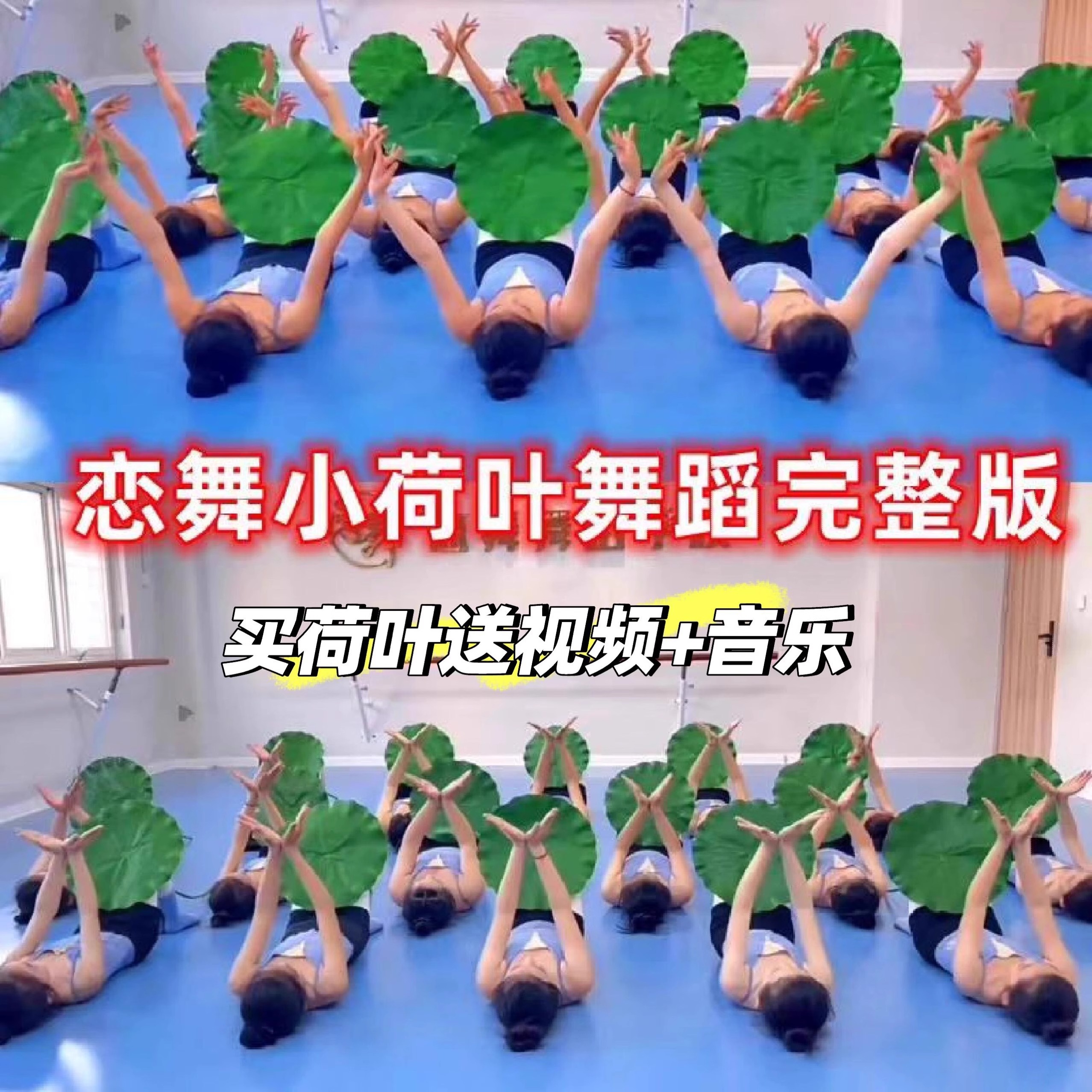 江南可采莲女童古典舞练功服
