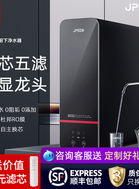 净派森净水机器陶氏RO膜反渗透家用直饮厨下自来水0陈水D800S新款
