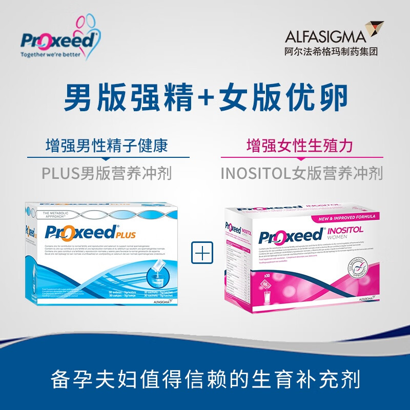 Proxeed勃锐精男版意大利进口PLUS版维生素营养冲剂提高活力图片