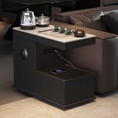 沙发边柜茶水柜自动上水烧水壶一体移动茶台茶桌2025新款 高端茶几