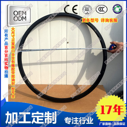 氟胶油封SA315 355 20，双骨架单唇口，磨煤机磨辊机用