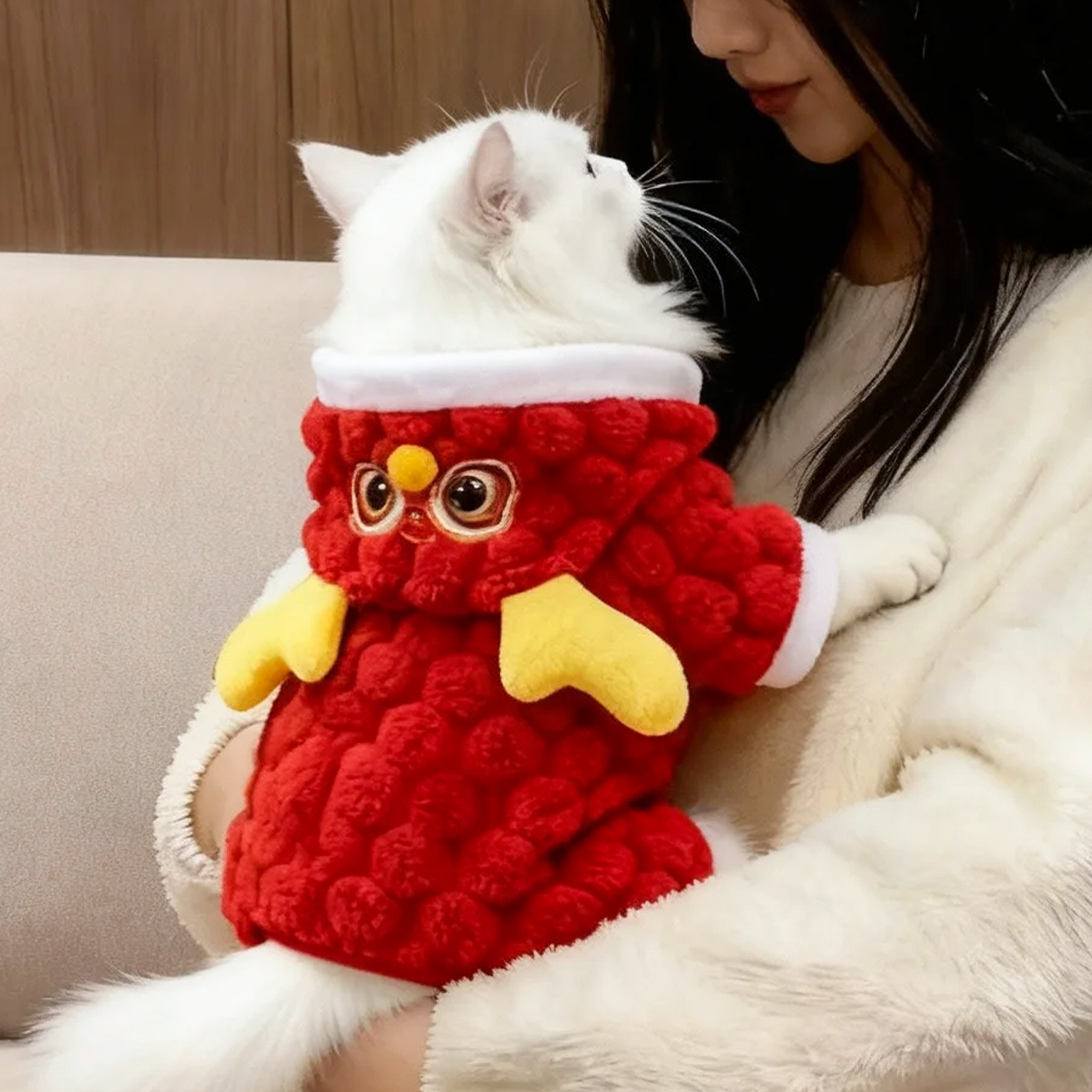 猫咪衣服秋冬装新年龙角喜庆加厚金渐层蓝猫布偶德文法兰绒四脚衣,宠物/宠物食品及用品,猫宠物服装/雨衣（新）,淘宝优惠券,粉丝福利购,淘宝优惠卷