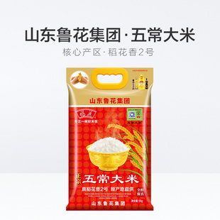 鲁花福花五常大米稻花香2号500g/5kg 粳米东北大米家用