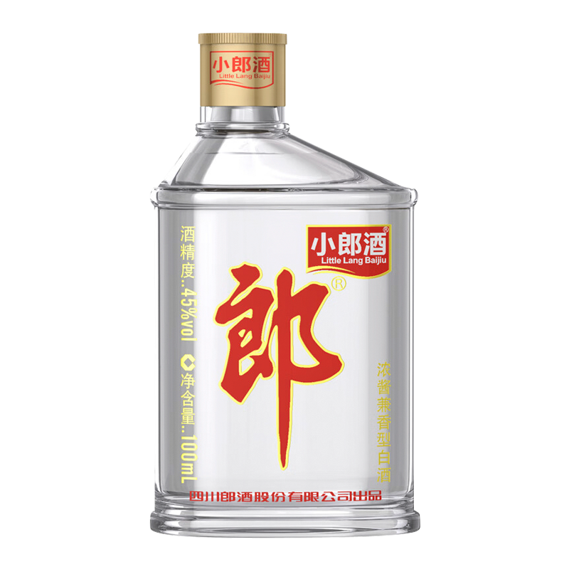 郎酒 小郎酒经典装 45度100ml*1瓶 浓酱兼香型白酒 单瓶装 口粮酒 酒类 白酒/调香白酒 原图主图