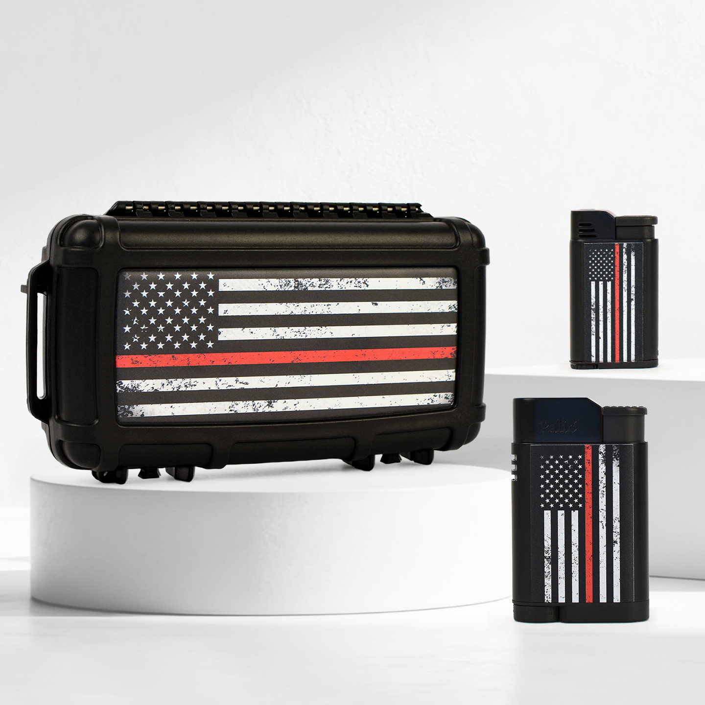 美国QI救援者系列雪茄配件Cigar Caddy5支装便携盒Palio打火机