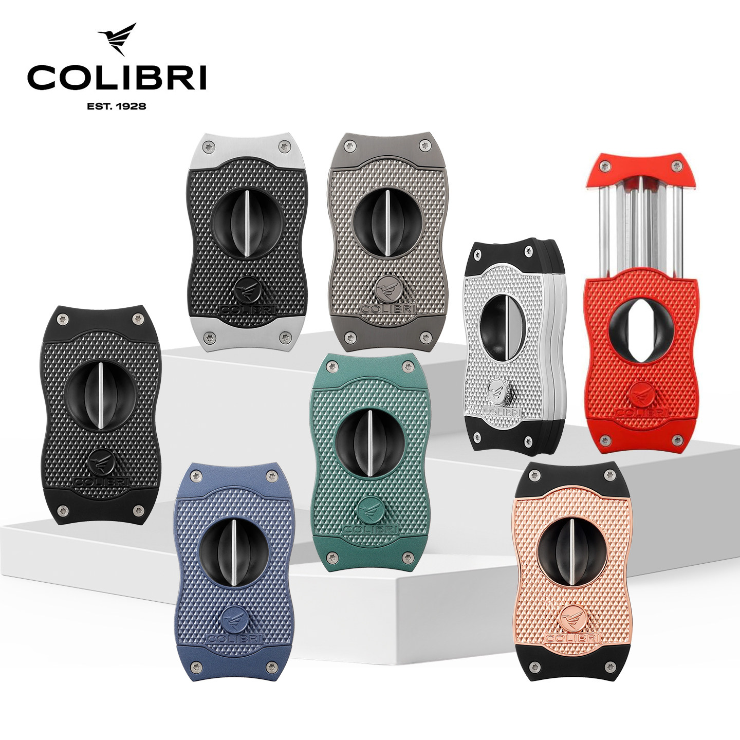 美国Colibri Cigar Cutter科乐比雪茄剪刀V切口新款升级版V剪