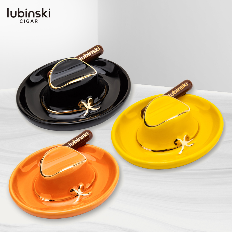 Lubinski雪茄烟托牛仔帽造型