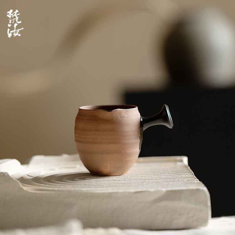 梵汝日式粗陶粉引急须侧把壶茶海分茶器均杯茶具茶道配件罐罐壶,餐饮具,茶海,淘宝优惠券,粉丝福利购,淘宝优惠卷