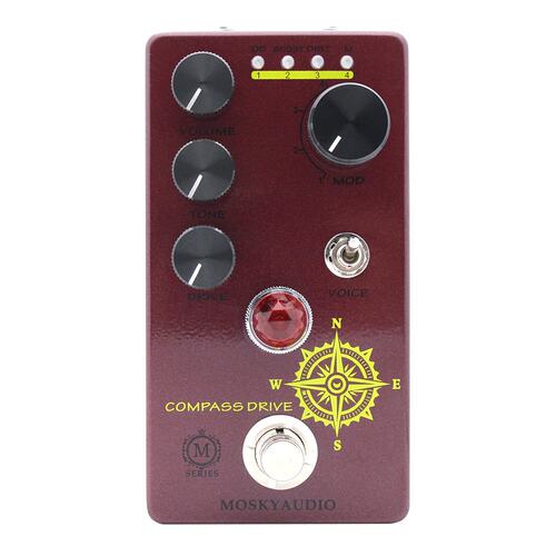 MOSKYAUDIO 乐器吉他效果器 M系列 过载前级激励推子效果器