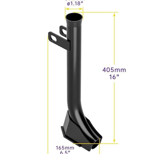带 2 英寸接收器的 ATV/UTV 拖拉机用铰接式草坪安装开沟器