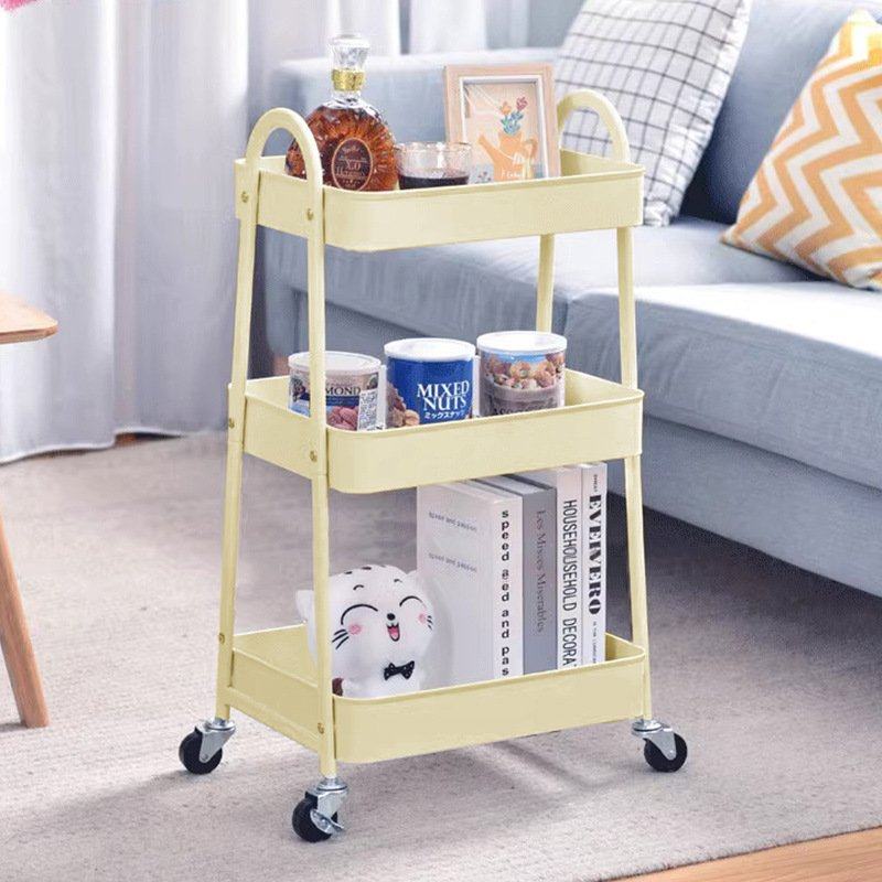 家用小推车置物架卧室客厅带轮零食置物架可移动收纳整理收纳架,住宅家具,移动边几/推车,淘宝优惠券,粉丝福利购,淘宝优惠卷