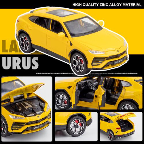 1:24URUS野牛合金车模合金车模摆件男孩玩具车