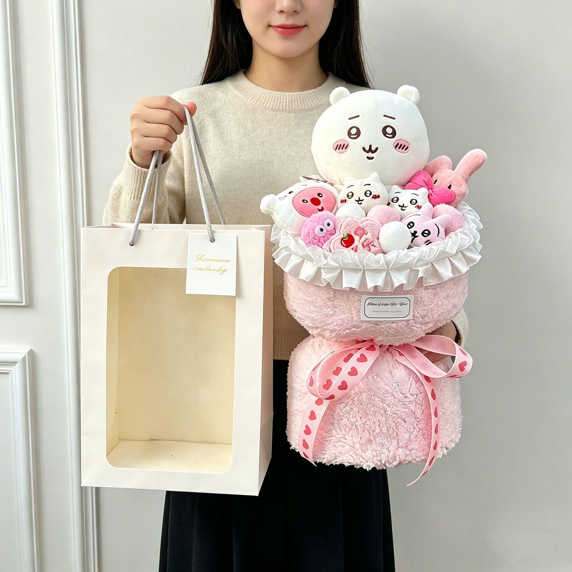 治愈系玩偶花束吉伊小八乌萨奇公仔生日礼物女生可爱送闺蜜圣诞节图片